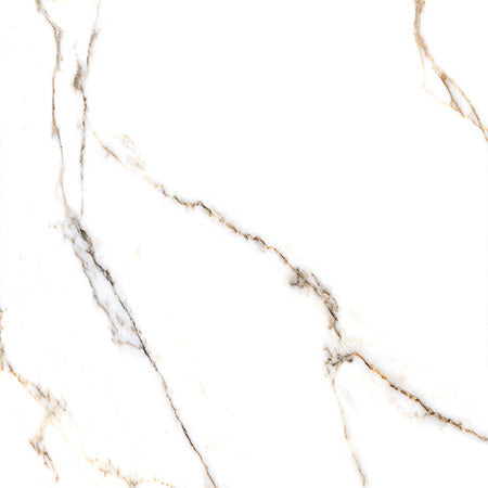 Musterfliese La Belleza Goldshine Weiss (Gold)