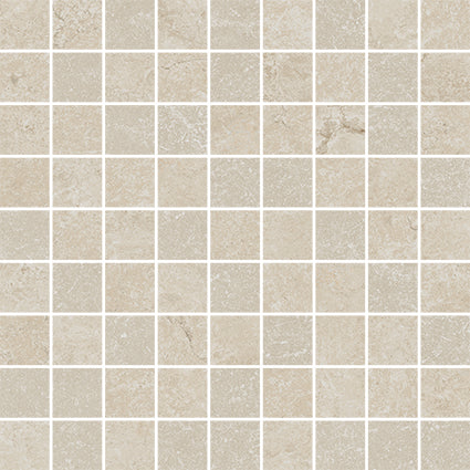 Cerdomus 30x30 (3x3) cm Effetto Pietra di Ostuni Avorio Mosaik