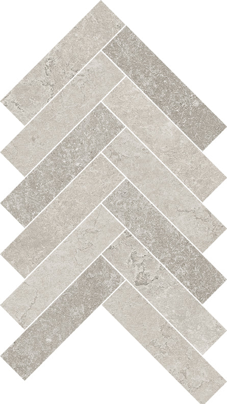 Cerdomus 30x55 cm Effetto Pietra di Ostuni Grigio Fascia Spina