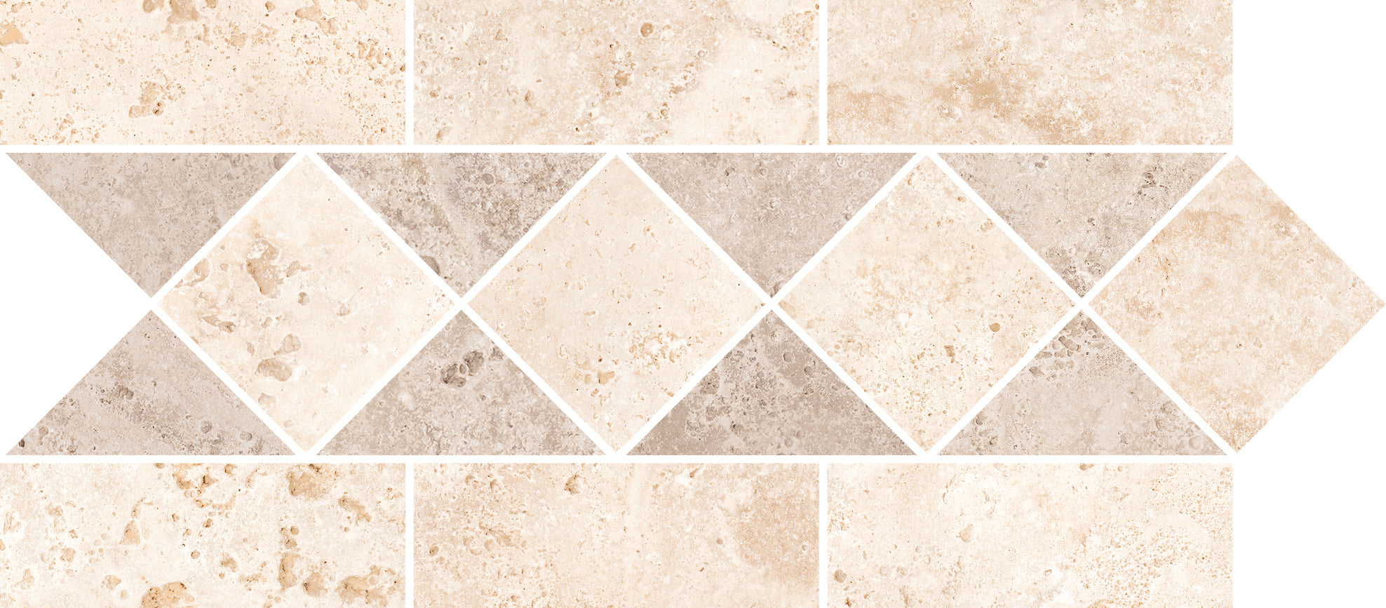 Cerdomus 15x30 cm Tibur Beige Fascia Carrè