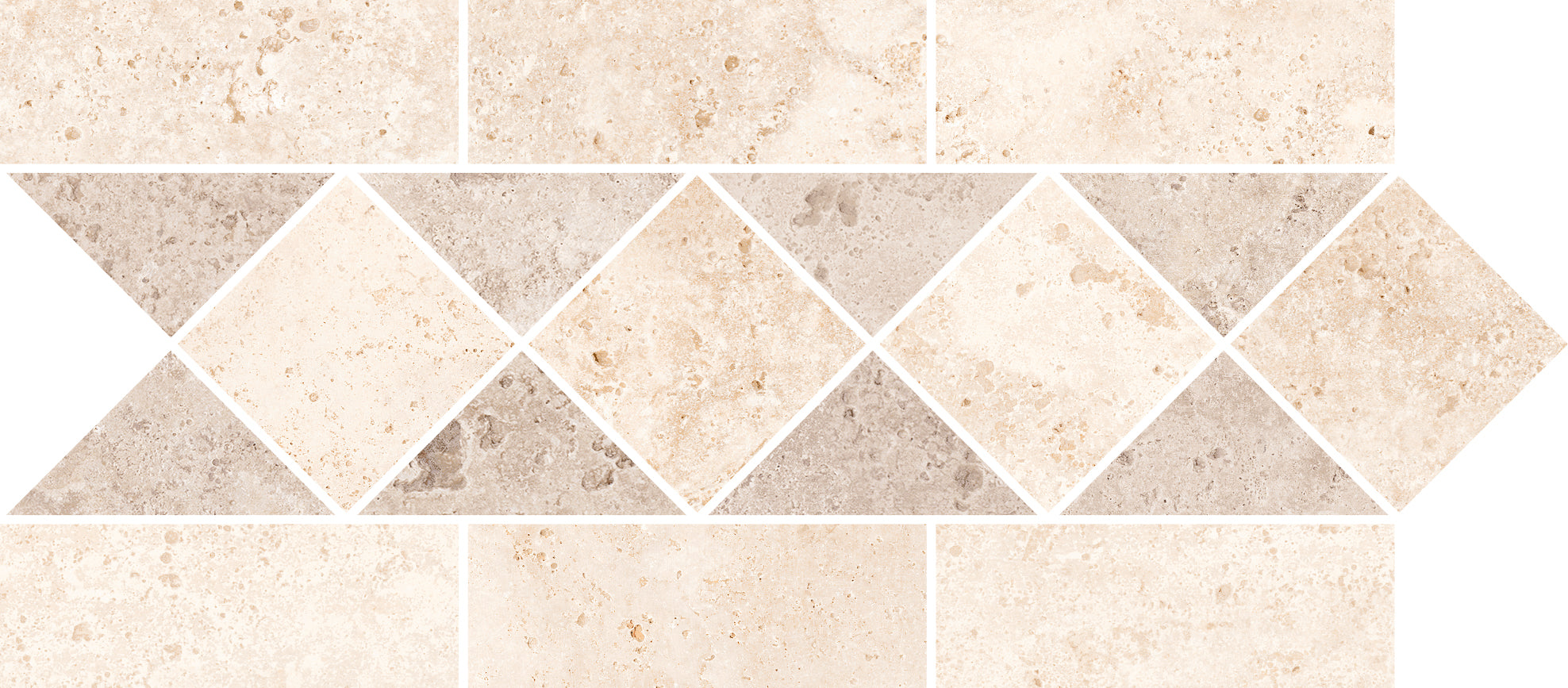 Cerdomus 15x30 cm Tibur Beige Fascia Carrè