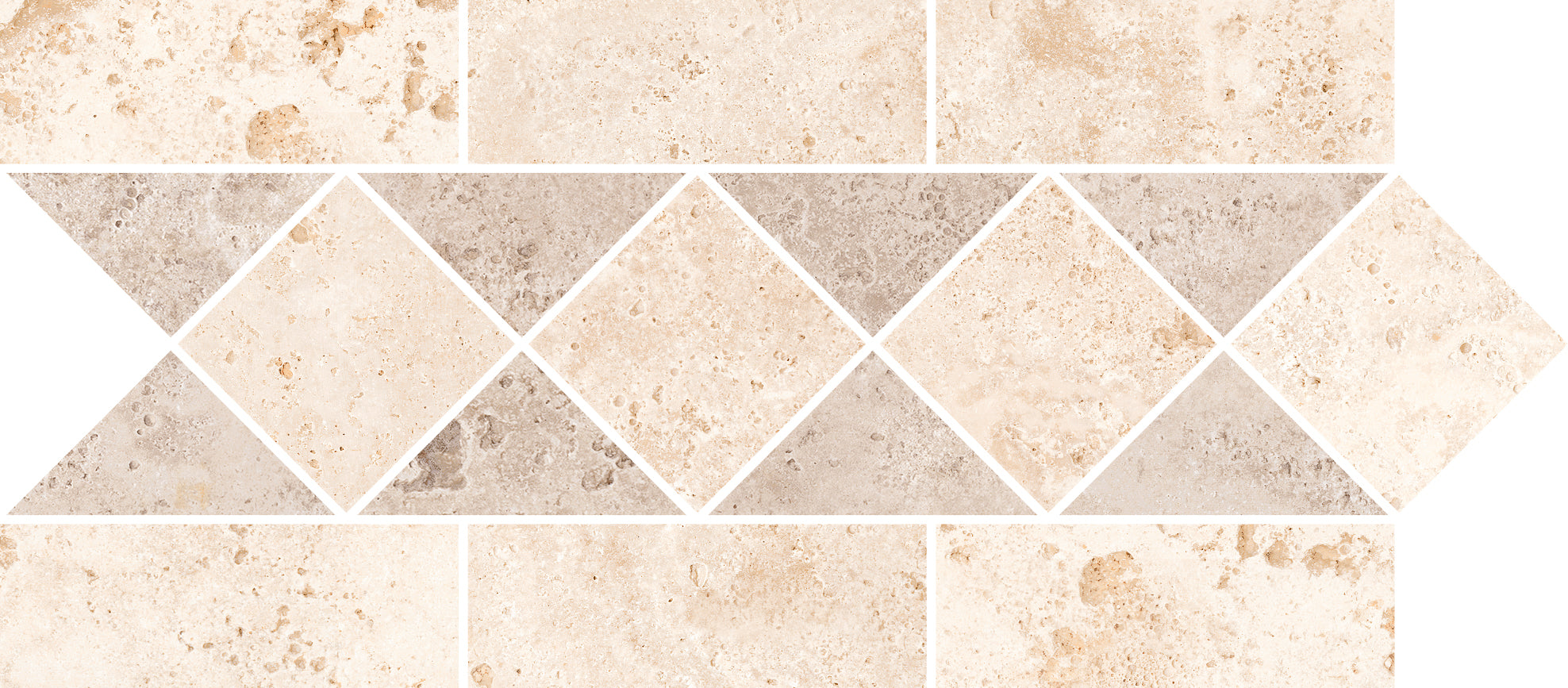 Cerdomus 15x30 cm Tibur Beige Fascia Carrè