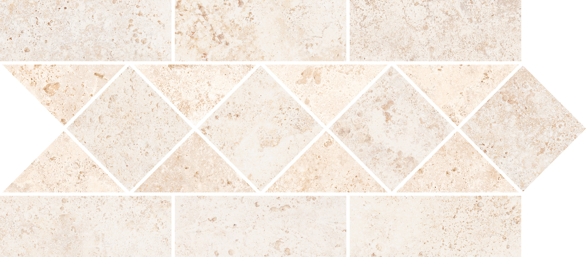 Cerdomus 15x30 cm Tibur Bianco Fascia Carrè