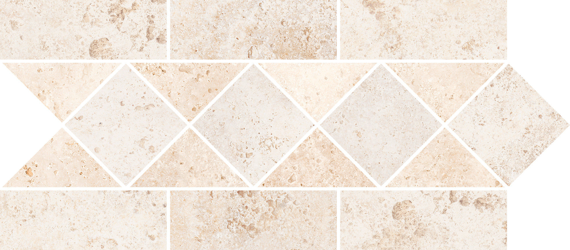 Cerdomus 15x30 cm Tibur Bianco Fascia Carrè