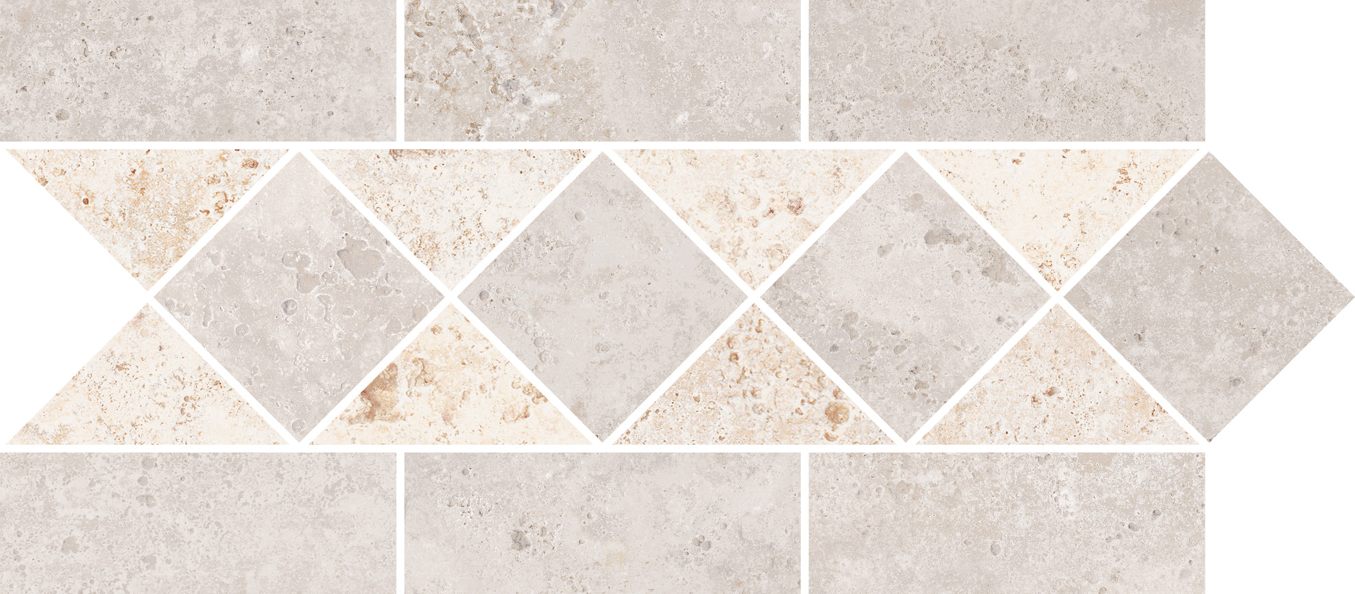 Cerdomus 15x30 cm Tibur Grigio Fascia Carrè