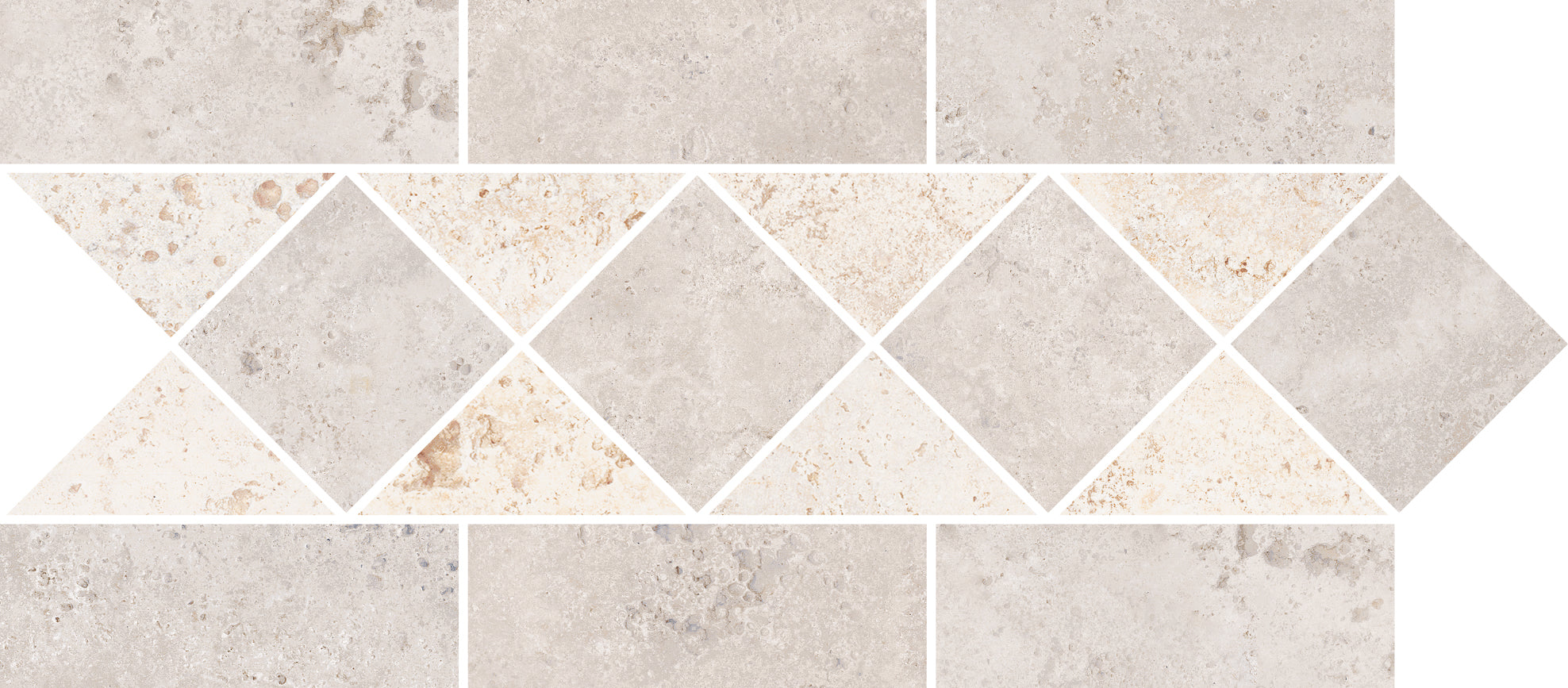 Cerdomus 15x30 cm Tibur Grigio Fascia Carrè