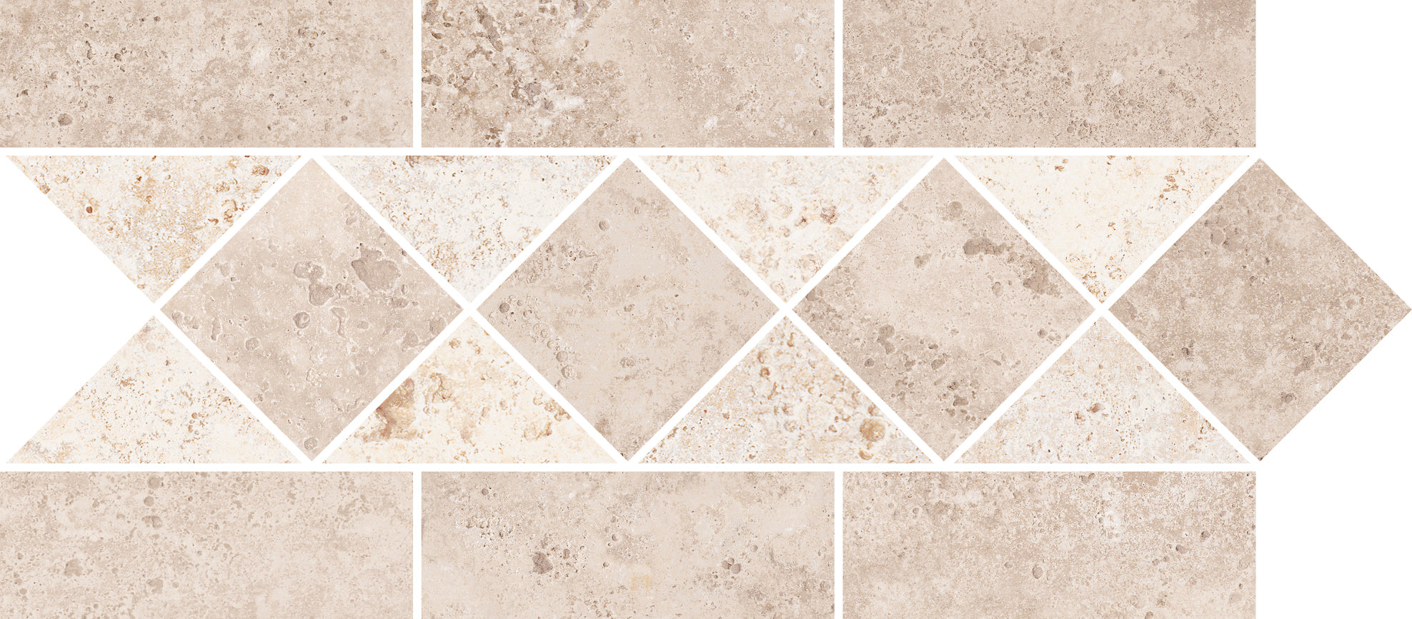 Cerdomus 15x30 cm Tibur Tufo  Fascia Carrè