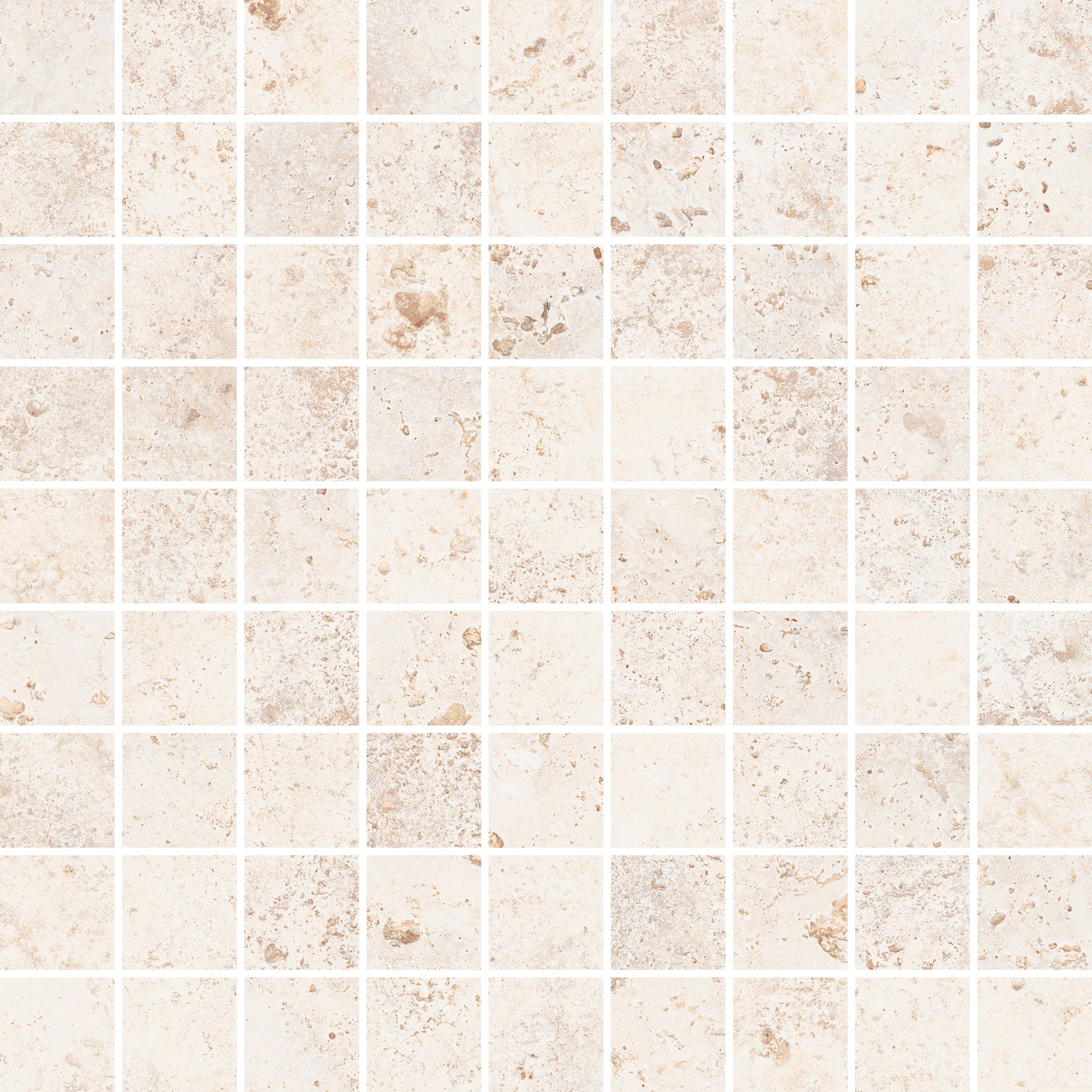 Cerdomus 30x30 (3x3) cm Tibur Bianco Mosaik