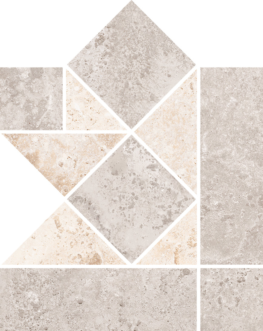 Cerdomus 15x15 cm Tibur Grigio Ecke Faszia Taille