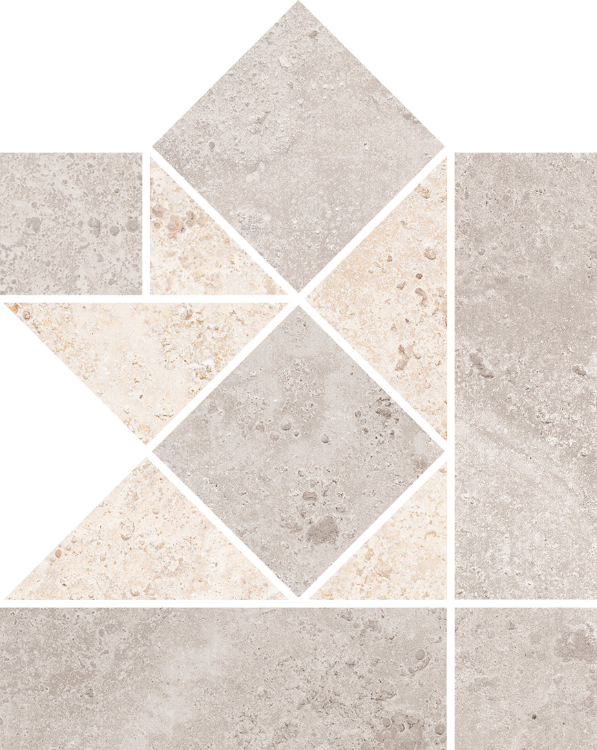 Cerdomus 15x15 cm Tibur Grigio Ecke Faszia Taille