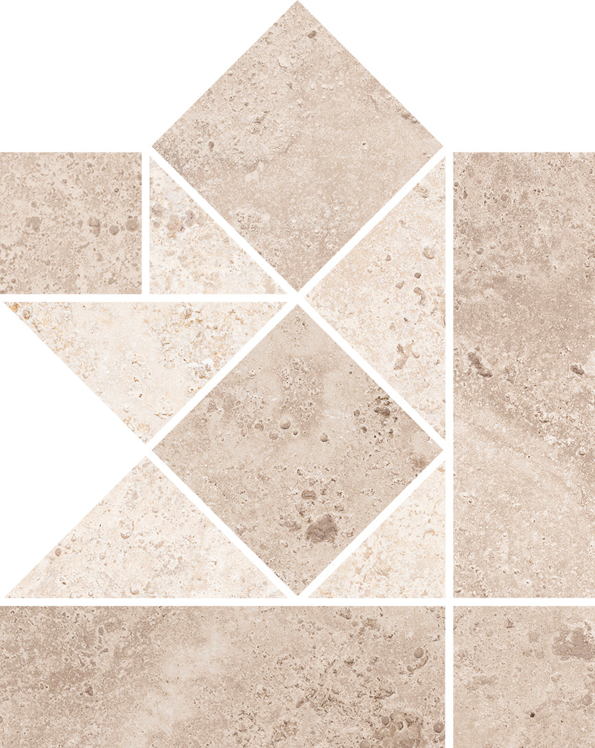 Cerdomus 15x15 cm Tibur Tufo Ecke Faszia Taille