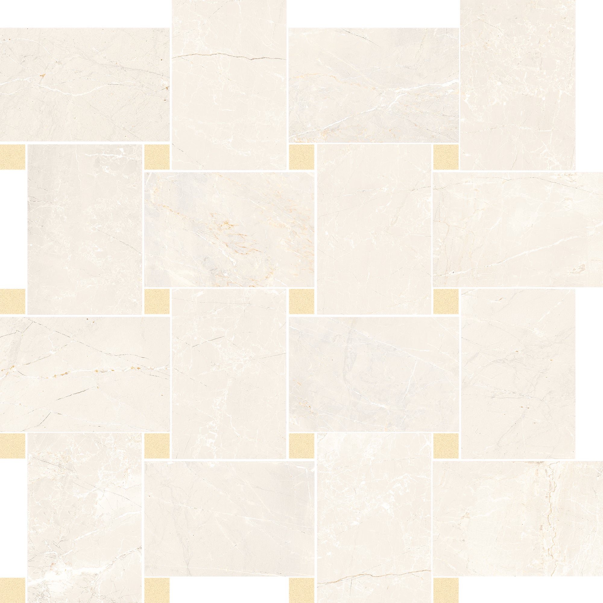 Cerdomus 30x30 cm Sybil Ivory Mosaik Contrasti
