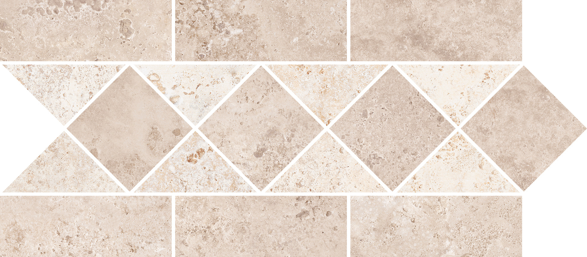 Cerdomus 15x30 cm Tibur Tufo  Fascia Carrè